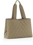 reisenthel Classic Shopper L Rhombus Olive, Olivgr&uuml;n, Talla &uacute;nica, L&auml;ssig