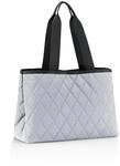 reisenthel classic shopper L rhombus light grey Ger&auml;umige Shopping Bag und edle