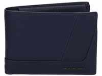 Piquadro Carl Mens Wallet with Coin Case RFID Night Blue