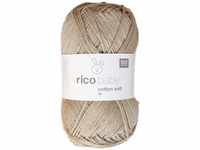 Rico Baby Cotton Soft dk Farbe 75 olive, weiche Babywolle, Baumwollmischgarn zum