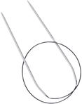 Prym 211232 Rundstricknadeln ALU 60 cm 3,00 mm grau