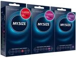 MY.SIZE Kondome, 10er Probierset (je 3x 60, 64, 69 mm) 3x10 St&uuml;ck extra d&uuml;nn 