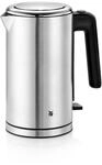 WMF Lono Wasserkocher Edelstahl 1,6l, elektrischer Wasserkocher mit Kalkfilter, 2400