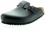 Birkenstock Classic Boston Leder 60191, Clogs, Schwarz (Schwarz 49), 41 EU (7.5 UK)