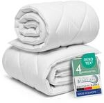 Beautissu 4 Jahreszeiten Bettdecke 155x220 cm 2er Set leichte Sommerdecke 650g &