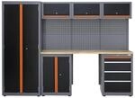 TRUTZHOLM Werkstattwand 13 TLG. Stahl 260 x 183 cm modulares Werkstattschranksystem