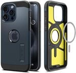 Spigen H&uuml;lle f&uuml;r iPhone 15 Pro Max Tough Armor MagFit Kompatibel mit MagSafe -Metal