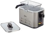 Jata - FR326E - Friteuse, 1000 watts, Couleurs Noir / Argent, 1.3L, Schwarz /