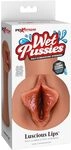 PDX Wet Pussies - Luscious Lips Self-Lubricating Stroker (Tan), Tan , One Size