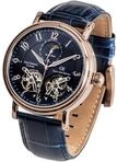 Carl von Zeyten Herren Armbanduhr Analog Automatik Leder CVZ0054RBL