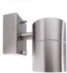 Deko-Light | Wandleuchte Wandlampe Downlight au&szlig;en outdoor GU10 H&ouml;he 12cm Edelstahl
