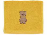 Sterntaler Kinderhandtuch Bär Ben, Alter: ab 0 Monaten, 50 x 30 cm, Gelb