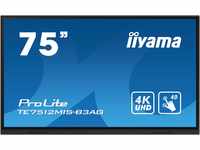iiyama ProLite TE7512MIS-B3AG 189.3cm 74,5" IPS LED Large Format Display 4K UHD...
