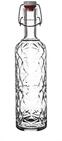 Bormioli Rocco 320268-MQD Glasflasche Orient, 1 l, transparent, 320268MQD121990,