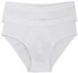Sloggi Herren Unterhose men 24/7 Midi , 2-Pack, 6, Wei&szlig;