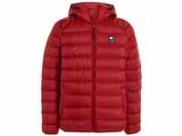 Tommy Jeans Herren Daunenjacke Hooded Light Down Jacket Winter, Rot (Magma Red), XL