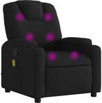 vidaXL Massagesessel Schwarz Stoff