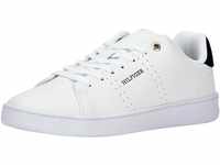 Tommy Hilfiger Herren Cupsole Sneaker Court Cup Leather Schuhe, Weiß (White),...
