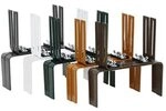 Siena Garden Blumenkastenhalter Standard, H-Form, wei&szlig;, 678262