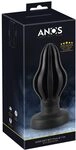 Anos Super Soft 7 cm Analplug, Schwarz, 7 cm