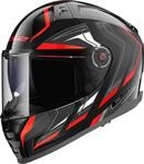 LS2, Integraler Motorradhelm VECTOR II ALIZER Gloss Black Red, XL