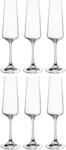 LEONARDO HOME Paladino Sekt-Gl&auml;ser &bull; 6er Set &bull; sp&uuml;lmaschinenfeste