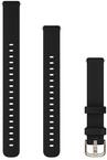 Garmin Lily&reg; 2 Band, schwarzes Silikon mit cremegoldenen Beschl&auml;gen, Schwarzes