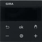 GIRA Raumtemperaturregler Display System 5393005 Schwarz matt, Aluminium, 21 x...