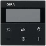 GIRA 5394005 System 3000 Raumtemperaturregler BT, System 55, schwarz matt