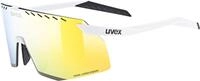 Uvex Pace Stage Colorvision Sportbrille (8882 White matt, Yummy Yellow/Mirror...