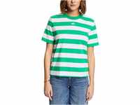 ESPRIT Streifen-T-Shirt aus Pima-Baumwolle mit Stickerei