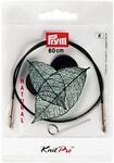 Prym 223984 Seil & Zubeh&ouml;r f&uuml;r Rundstricknadeln NATURAL 120 cm Rundstricknadel,