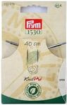 Prym 223970 Seil & Zubeh&ouml;r f&uuml;r Rundstricknadeln NATURAL 40 cm