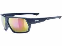 uvex Unisex – Erwachsene, sportstyle 238 Sportbrille, deep space matt/mirror...
