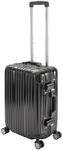 Travelhouse London Koffer Schwarz S-55cm Bordkoffer &middot; Aluminium-Rahmen &middot;