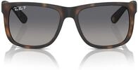RAY-BAN Polarisierte Herren-Sonnenbrille, blaue Gl&auml;ser, quadratisch,
