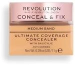 Revolution Conceal and Fix Ultimate Coverage Concealer Medium Sand