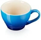 LE CREUSET Gro&szlig;e Cappuccino Tasse aus Steinzeug, 400 ml, Azure, 70304402200002