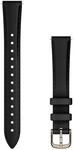 Garmin Lily 2 Wechselarmband Leder Schwarz 14 mm 010-13302-22
