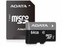 ADATA Premier microSD 64GB Speicherkarte, grau