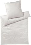elegante Mako-Satin Bettw&auml;sche Hamburger Streifen Sand, 1 Bettbezug 155 x 220...