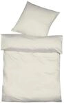 fleuresse Halbleinen Bettw&auml;sche Provence leinen, 1 Bettbezug 200 x 220 cm + 2