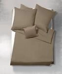 fleuresse 382931, Fb. 9042 Bettw&auml;sche-Set, Baumwolle, Taupe, 200 x 135 x 0,5 cm