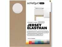 Schlafgut Easy Boxspring Jersey Elasthan bis 200x220 cm, Sand Light aus 100%