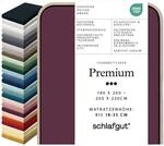 Schlafgut Premium Spannbettlaken 95% Mako Bio Baumwolle & 5% Elasthan Made in...
