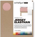 Schlafgut Easy Jersey Elasthan Spannbettlaken 140x200 bis 160x220 Purple Mid,