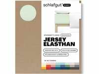 Schlafgut Easy Boxspring Jersey Elasthan bis 200x220 cm, Green Light aus 100%