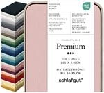 schlafgut Premium Spannbettlaken 180x200 cm Bio-Baumwolle, Purple Light