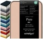 schlafgut Pure Spannbettlaken 95% Bio Baumwolle & 5% Elasthan Made in Green by...