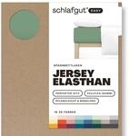Schlafgut Easy Jersey Elasthan Spannbettlaken 180x200 bis 200x220 Green Mid,
